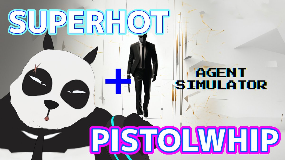 Genma_japan's tweet image. #AGENTSIMULATOR
ついに発売したAGENT SIMULATORを紹介！
MetaQuest 2 3 Proで遊べます🐼
内容としてはスーパーホットとピストルウィップをあわせてようなゲームです。
プレイするとマトリックスのネオになったような気分になれます！ 超おすすめっ
youtube.com/watch?v=4YWFfX…