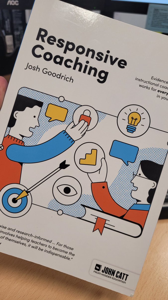 A very belated post, but this really is dead good. Myself and our team of coaches are finding it such a useful resource to shape and refine our coaching. @Josh_CPD, it turns out 3 years is the perfect time to spend writing a book!