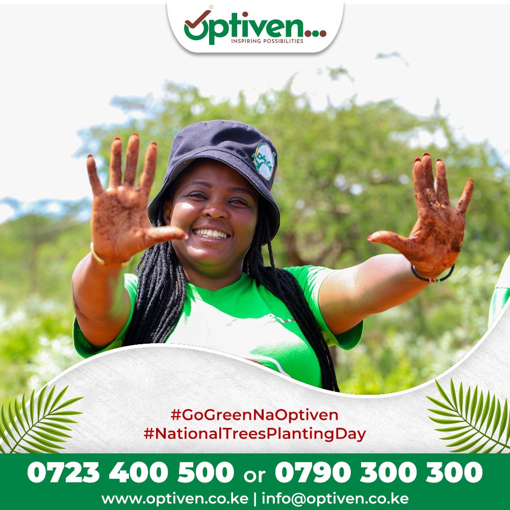 Let's make our cities greener! Are you in Vipingo? Join us at Ocean View Ridge by Optiven for a tree planting exercise this #NationalTreePlantingDay. Together, we can create urban forests for a healthier environment. #GoGreenNaOptiven.