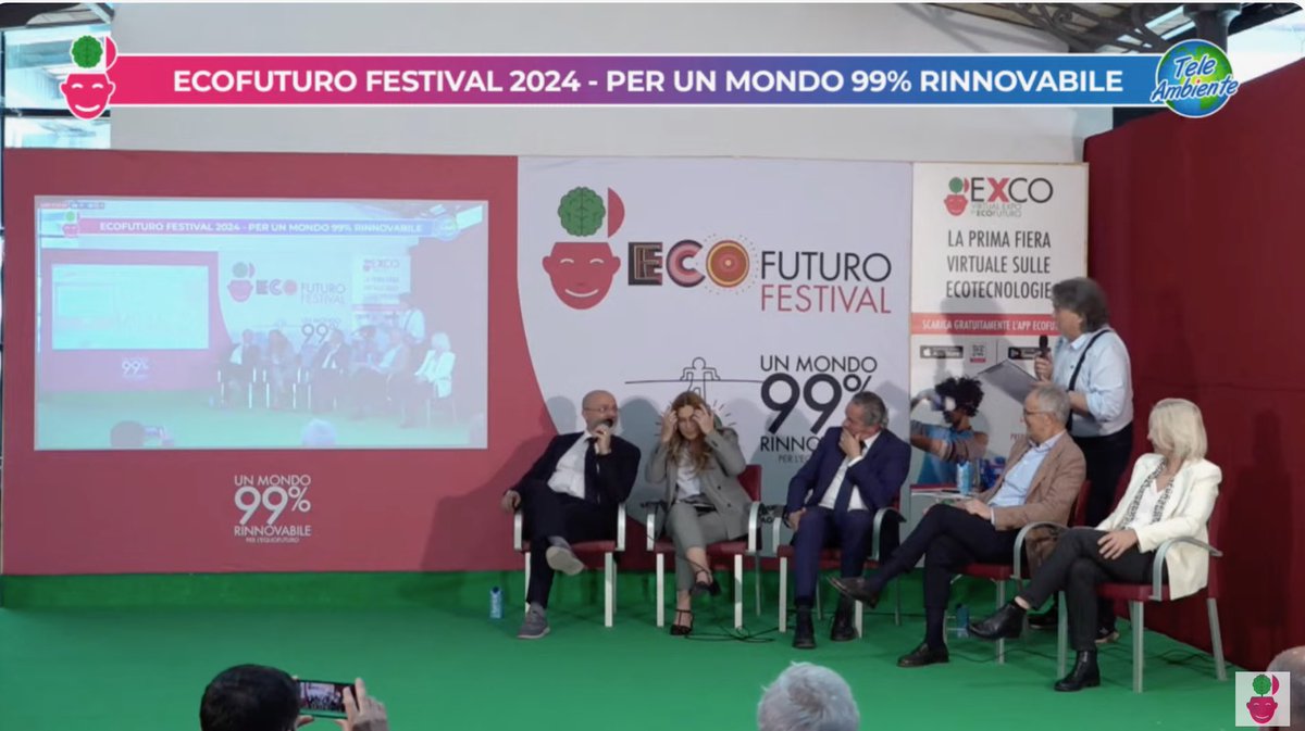 Plased to be at @ecofuturoitalia discussing energy efficiency, renewables, and eco-tech innovations that can revolutionize Italy's buildings. Analyzing and debating these solutions is vital to combating climate change and high energy costs, ensuring protection for all citizens.