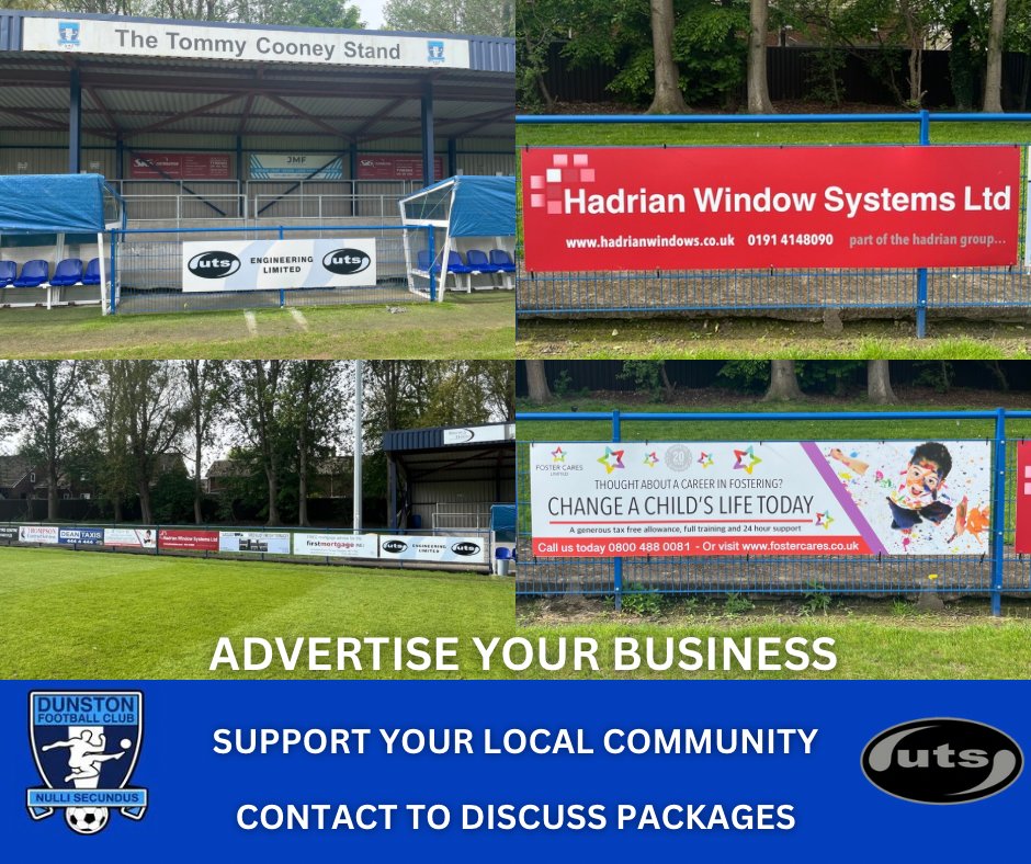 Calling all local businesses. Pitchside advertising packages are now available. Contact us now to discuss how we can help promote your business. 📧dannywhalen78@gmail.com 📲 07714533074