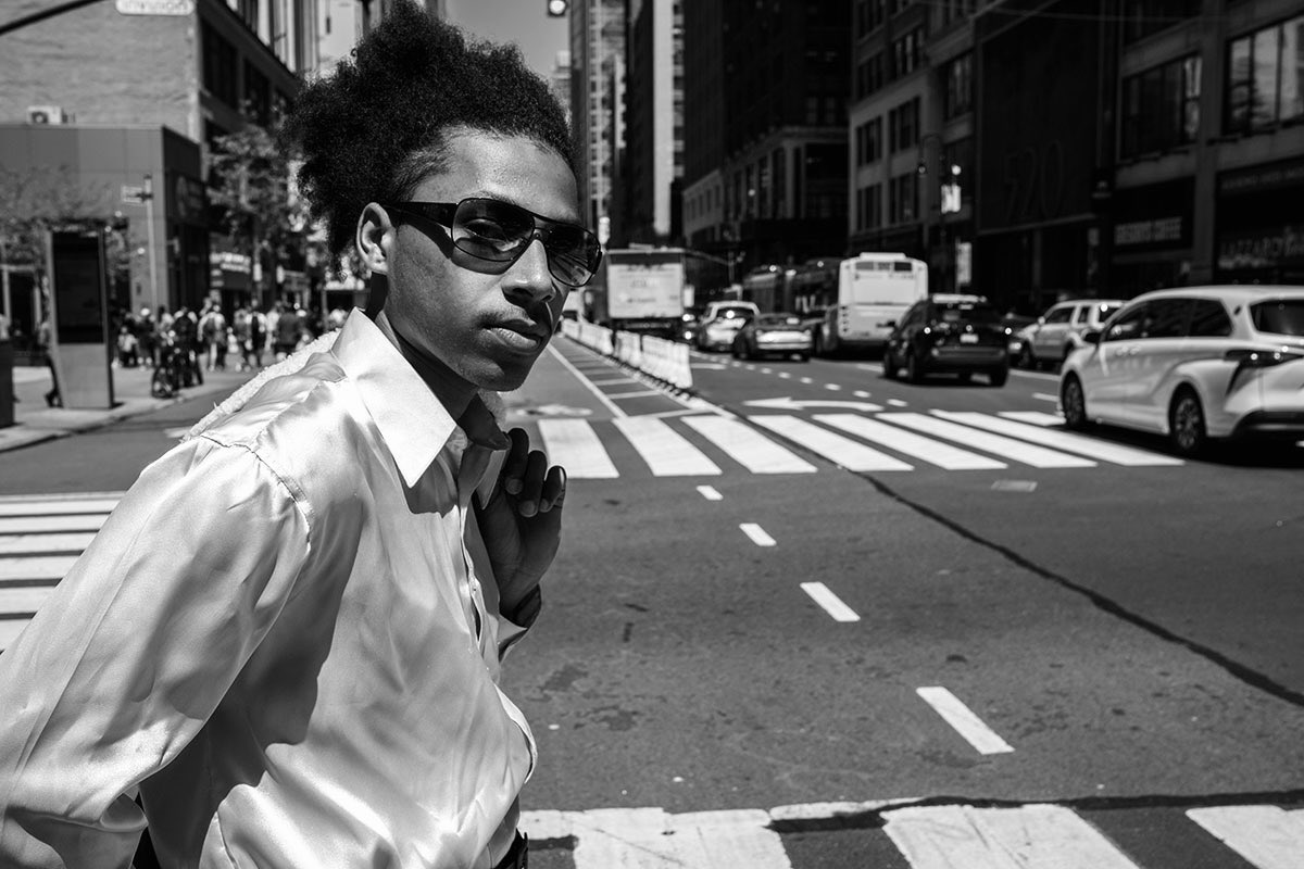 Walking in New York last week. Crossing Eighth Avenue. My favourite of the Avenues. You can just walk over from 7th and feel the difference. #photography #photographylovers #CityLife #streetlife