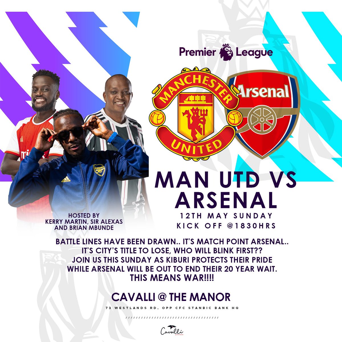 This Sunday, ni @Brianmbunde tutacheka ama ni Bwana Gilbeys @SirAlexas ?? Come through and let’s have some fun and banter, who will go home smiling??