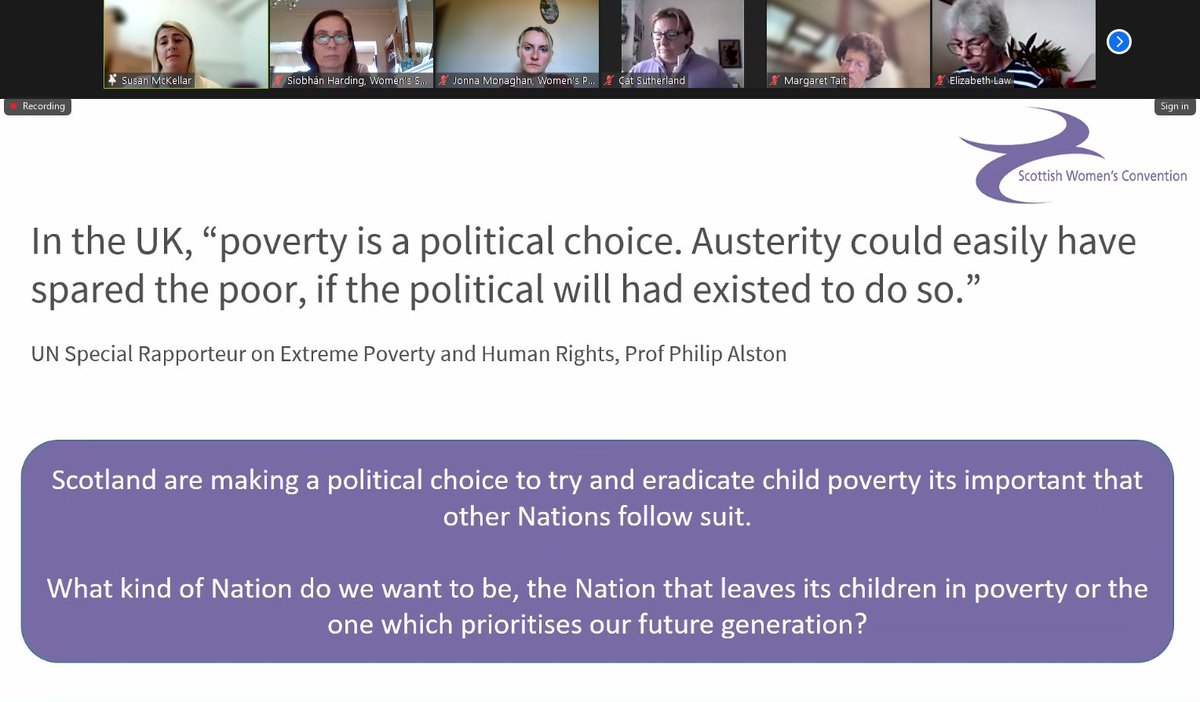 Hearing from Susan @SWCwomen about what Scotland are doing to tackle poverty including the Scottish Child Payment @NIWEP event on learning from #CSW68 She asks 'what kind of a nation do we want to be?' - something for @CommunitiesNI to consider in tackling poverty in NI