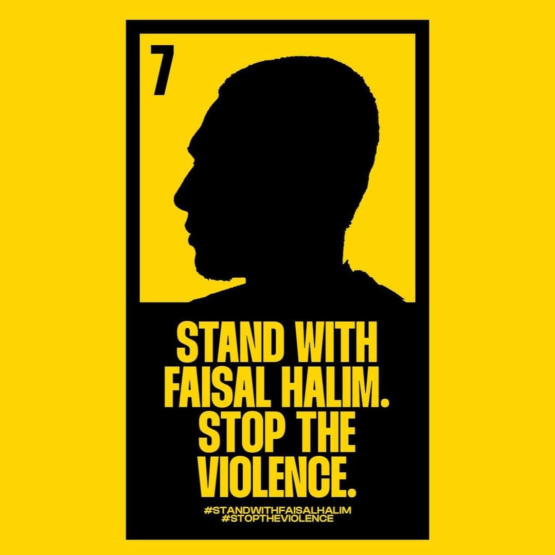 #staystrongfaisalhalim #stopviolence