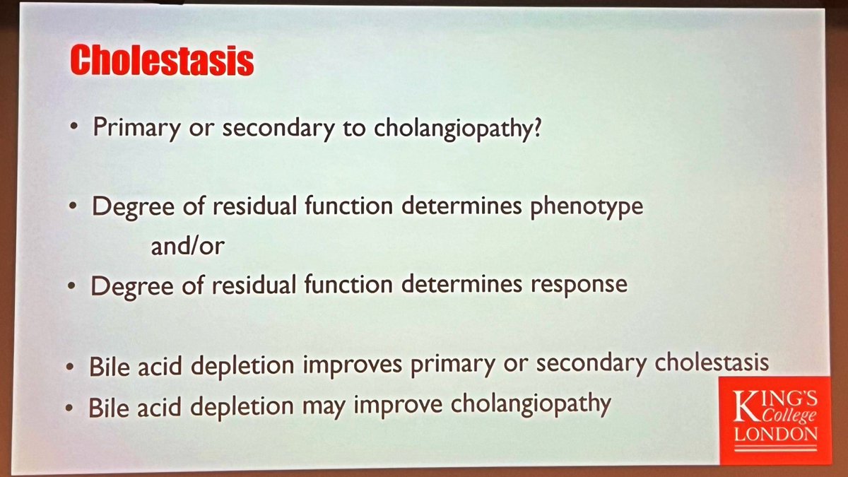 Prof. Richard Thompson from @KingsCollegeLon describing his structured way to conceptualise cholestasis disorders at @STGHepatology #gastro teaching day.