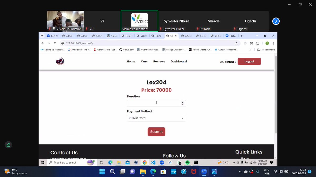 Visiola_Fdn's tweet image. We are delighted to introduce Group 2&apos;s project, &quot;Posh Cars&quot;! 🚗💨 It&apos;s a sleek car rental website where individuals can rent luxury cars and owners can earn extra income by listing their vehicles. #FullstackWebDevelopment #WomenInTech #VisiolaCodingBOOTCAMP