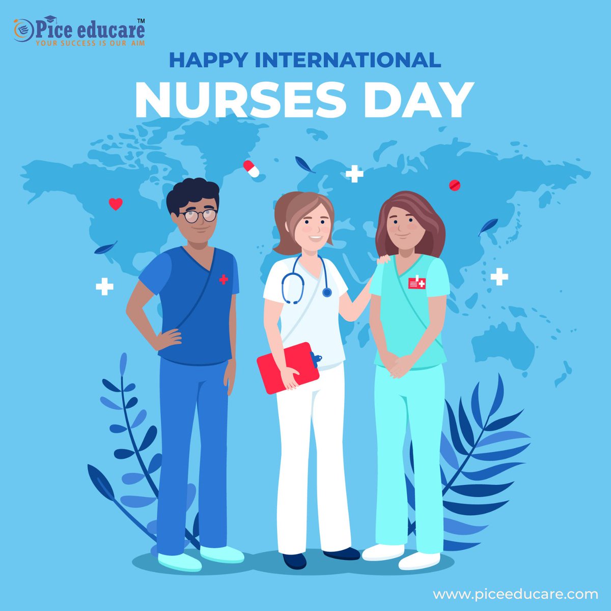 Happy International Nurses Day Happy Nurse Day to all the nurses out there who put their own comfort and lives at risk to provide care for patients. #nursesday #happyinternationalnursesday #happynursesday #piceducare