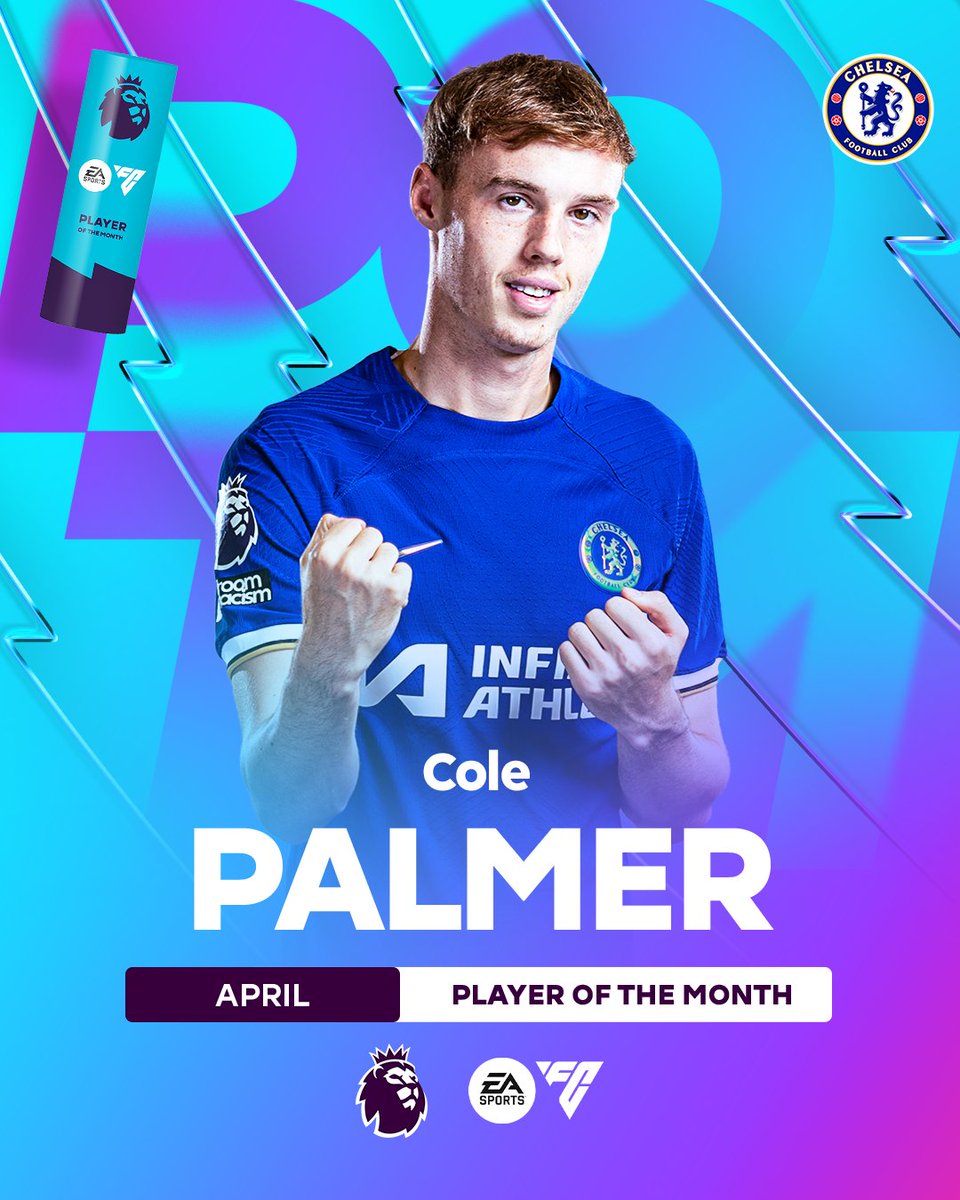 Cole Palmer is your @EASPORTSFC Player of the Month for April! 🥶 

#PLAwards | @ChelseaFC