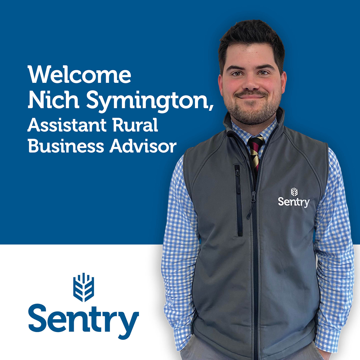 We are pleased to welcome Nicholas Symington to Sentry as our Assistant Rural Business Advisor.  With his deep-rooted passion for farming & rural business, Nich brings a wealth of experience to our business solutions team.
#WelcomeToTheTeam #EmployeeOwnership #SentryTeam
