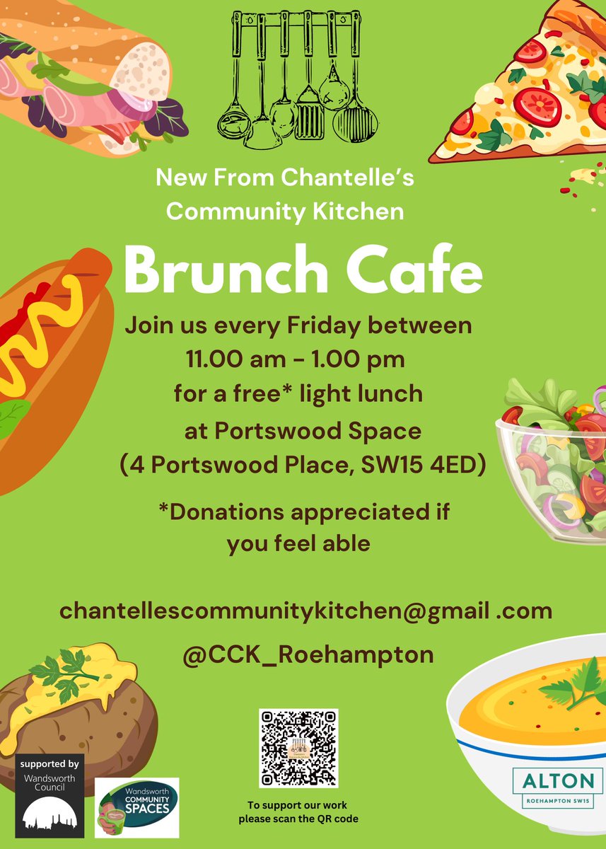 AltonRenewal's tweet photo. On 11th May 2023 Chantelle first approached our team to discuss setting up a Community Kitchen and look how far she has come. Happy anniversary
@CCK_Roehampton
If you want to donate to support CCK please see attached QR code. https://t.co/XfaZMWQiKl