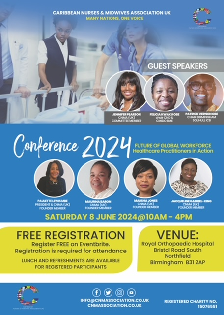 Sat 8 June 2024 if you are an internationally educated nurse or midwife, all ally, or interested in the future of the global healthcare workforce. 
REGISTER FREE VIA THE LINK BELOW
eventbrite.co.uk/e/future-of-gl…