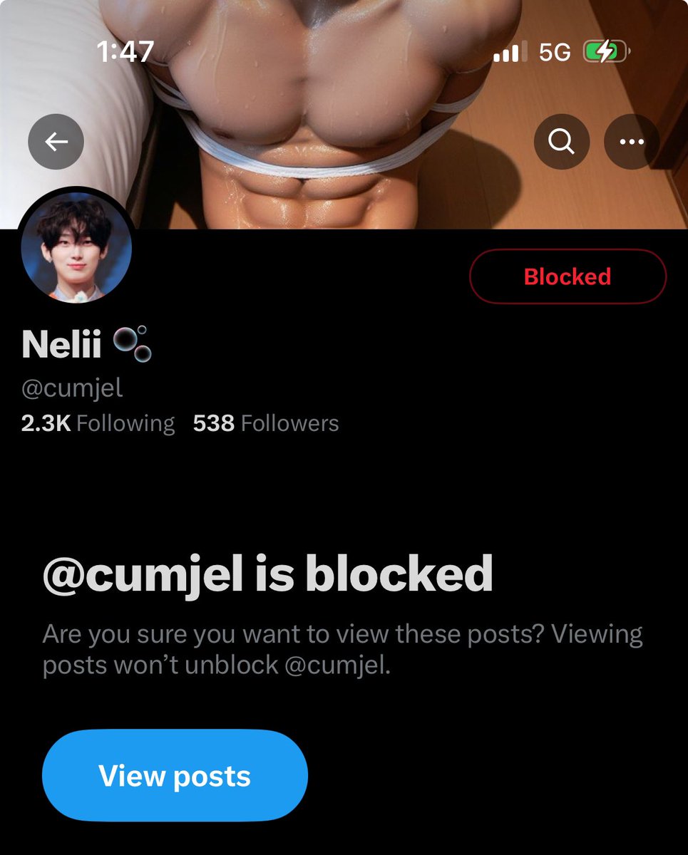 this is their account, they keep trying to follow me so i’ve blocked them. their pinned has graphic imagery so warning to any minors that are going to report the account.