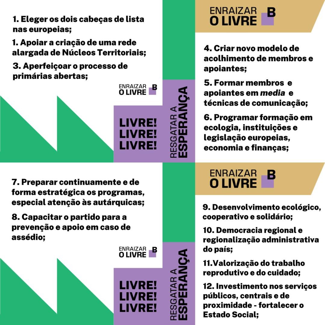 GaianBrito's tweet photo. Almocem (12:30) com a lista B candidata ao GC do @LIVREpt e discutam as nossas propostas! DM @natercia_rod_lopes/@robalorpatricia p sala jitsi.
Vamos enraízar o @LIVREpt afirmando o partido no #poderlocal , na luta pela #democracia, e no exemplo de #pluralismo! https://t.co/QW0bQNktXy