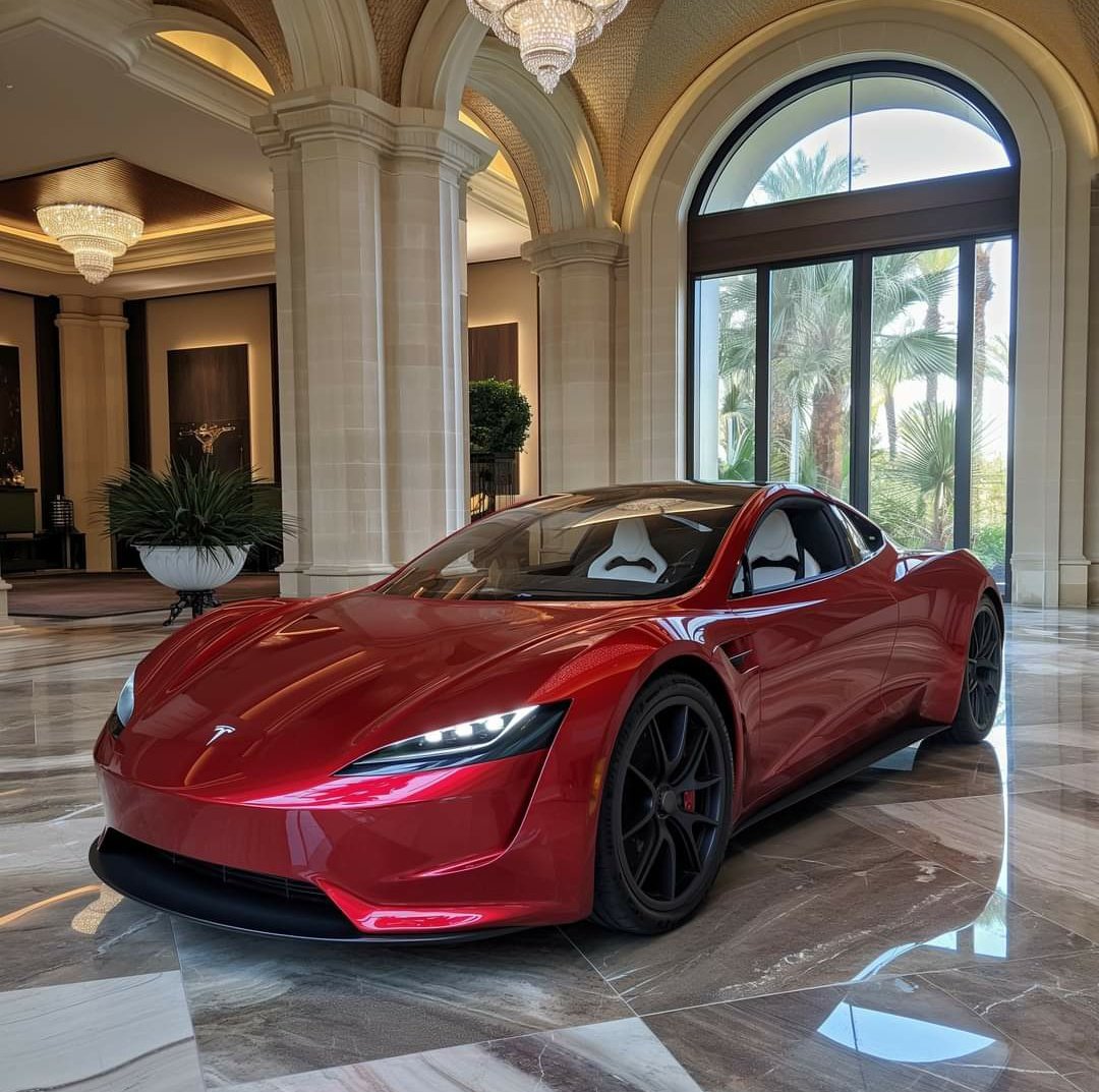 THE NEW TESLA ROADSTER IS LOVELY