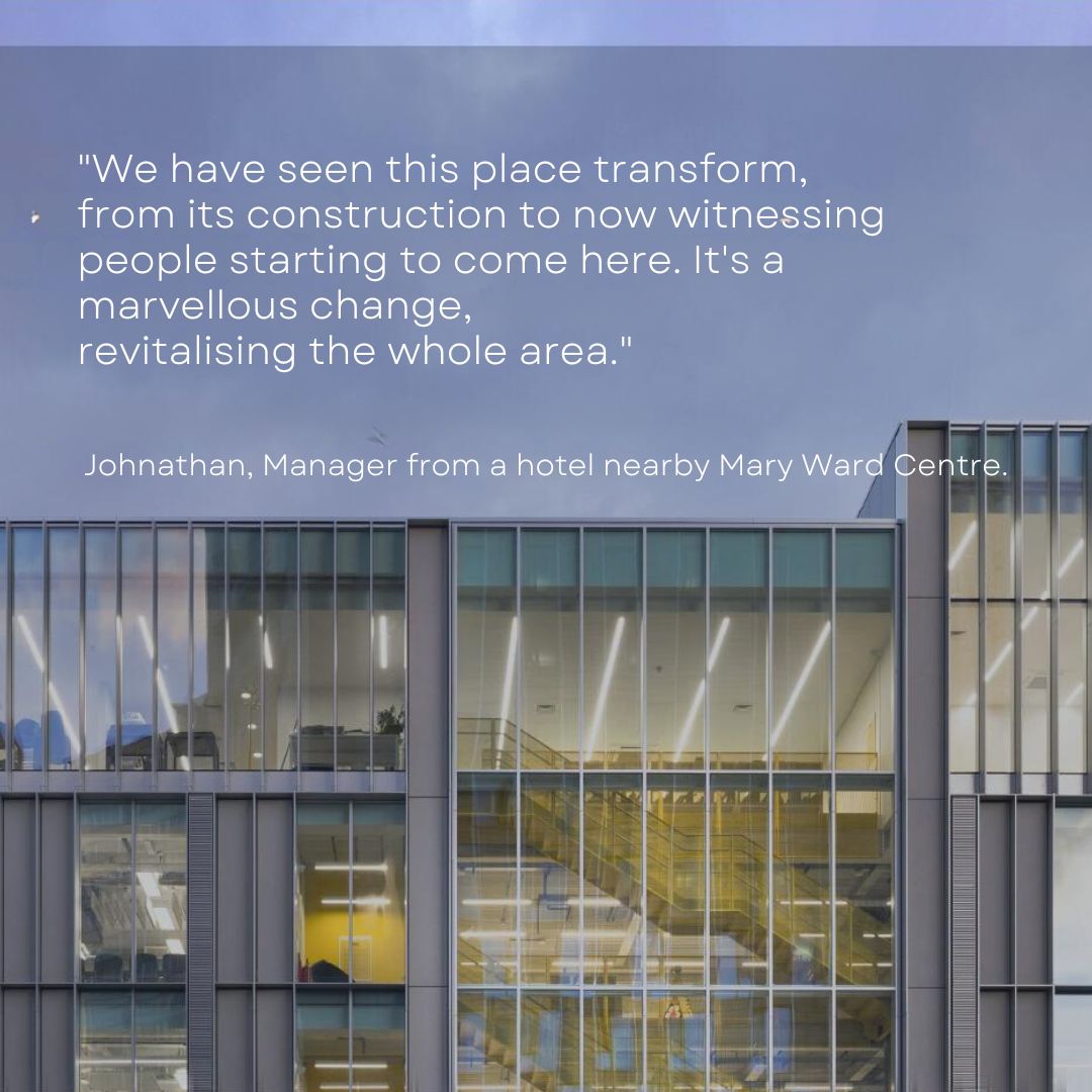 MaryWardCentre's tweet photo. Cast your vote for Mary Ward! We are thrilled to announce that we are up for the Constructing Excellence SECBE People’s Choice Award! Please take a moment to vote for us. Your support means the world to us! https://t.co/FeRunzqc1D #SECBEAwards2024 @AWWinspired https://t.co/SdT96id7lx