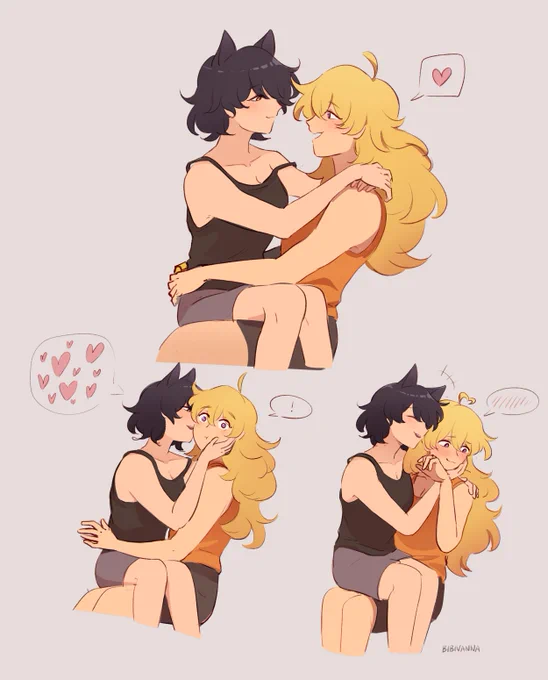 Yang gets overwhelm with love sometimes #bumbleby 
