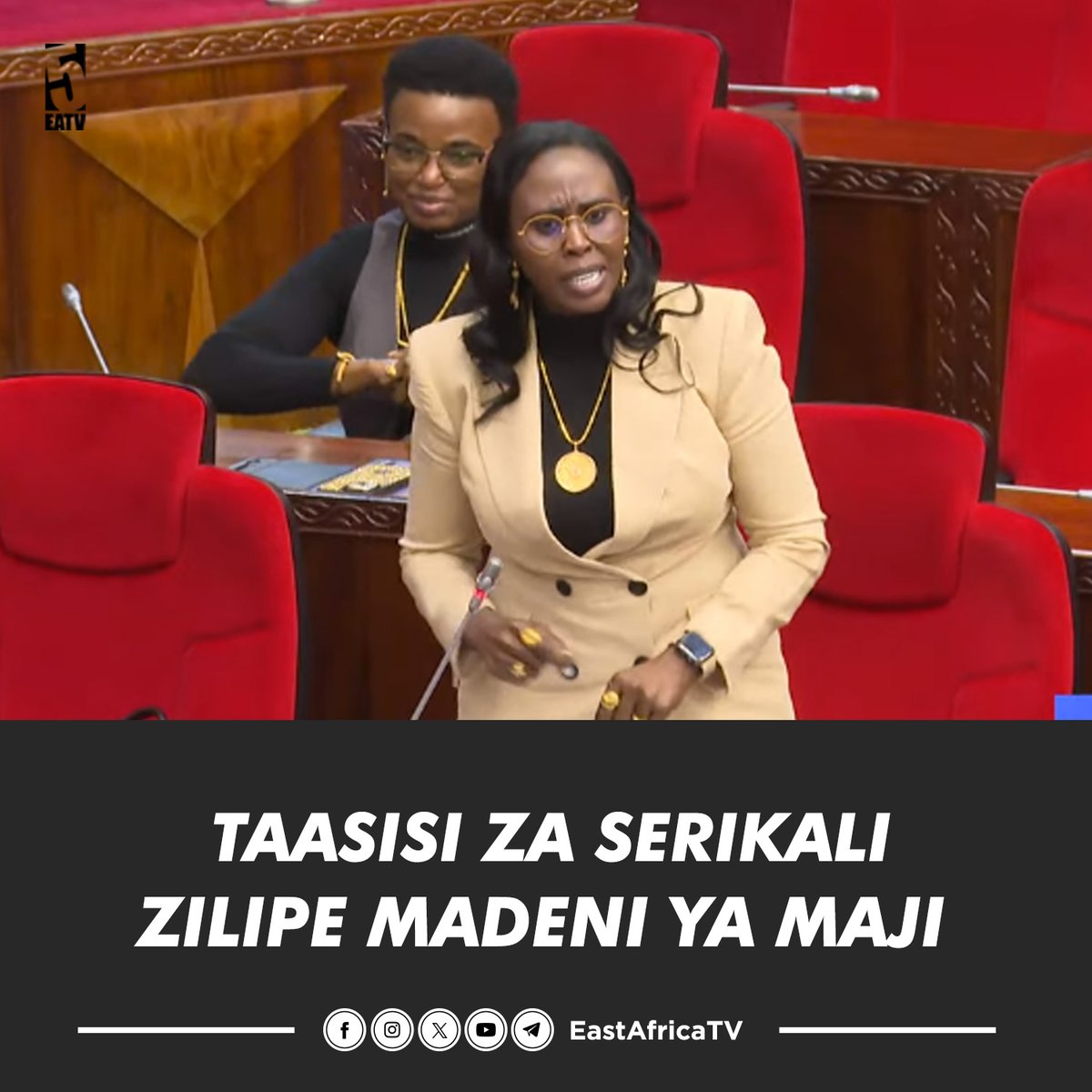 'Mwaka jana nilizungumza kuhusiana na taasisi za Serikali kutumia maji na kutolipa, Waziri wa Fedha na akasema ametoa maelekezo watalipa, leo hii Mhe. Spika Taasisi za Serikali zinadaiwa bilioni 26, wananchi wa kawadia wakitumia maji wanakatiwa, kwanini msiwakatie? Lipeni madeni'…