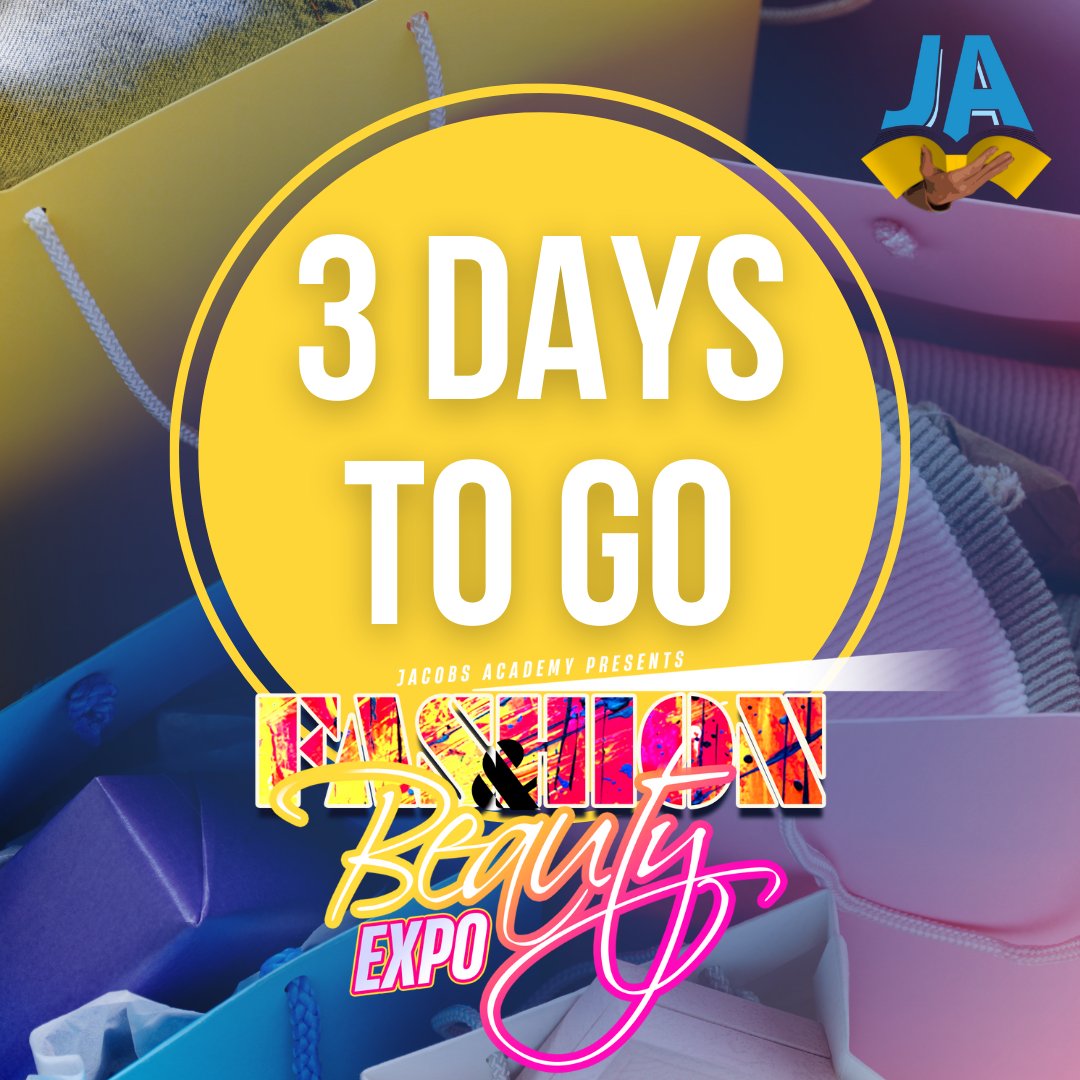 Time's slipping away! Only 3 days left until the grand reveal. Don't miss out on the excitement! ⏳✨ 

#CountdownAlert #EventFever #StayTuned #JacobsAcademy