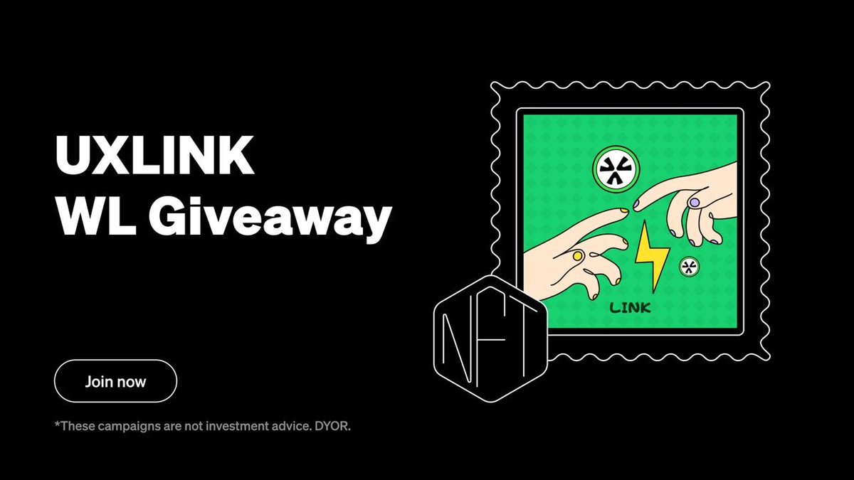 🎉🍹 Let's Party! Thrilled to announce our giveaway with @okxweb3 . We are giving our community exclusive UXLINK #NFTs whitelist perks tied to $UXLINK token #Airdrops . ✅ Follow @UXLINKofficial , @okxweb3 , @okxchinese ❤️ Like and retweet 👉 Enter here: