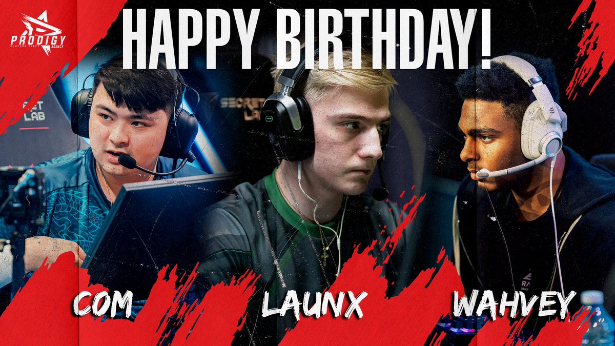 Happy birthday @C0Mtweets @lauNXcs_ @WahveyRL 🥳 We hope you have an incredible day today! #ProdigyFamily #PlayersFirst