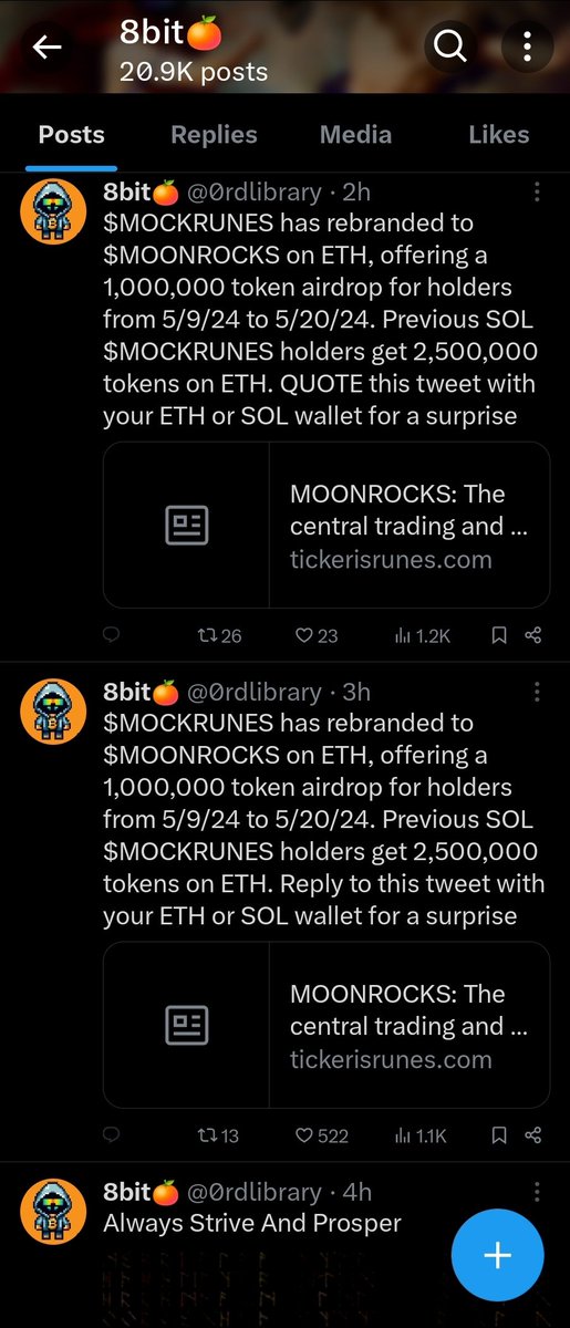 ⚠️⚠️⚠️⚠️⚠️DO NOT CLICK THESE LINKS HOMIES.⛔⛔⛔⛔⛔

No official say on DC or anywhere. Tweet comments turned off. Likes by all bits with wellknow PFPs. Tweeted as soon as @0rdlibrary went to sleep!

There are scammers looking to take advantage of the refund scenario.

Be Ware!…
