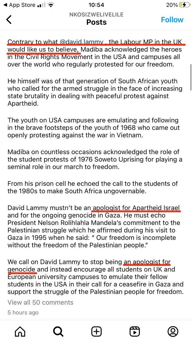 🚨Nelson Mandela’s Grandson: David Lammy is a lying Apartheid supporter and a shameful apologist for genocide. Keep Mandela’s name out your f—king mouth!🤬👇
