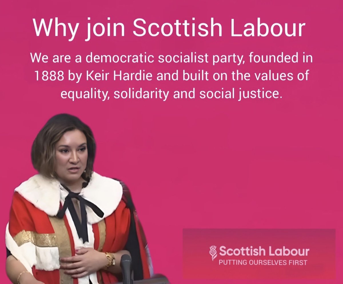 Correction. Kier Hardie did Not found @ScottishLabour. He founded The Labour Party. Their is no Scottish Labour. You are a branch office of a London based party. Vote #SNP - the only Scottish Party.