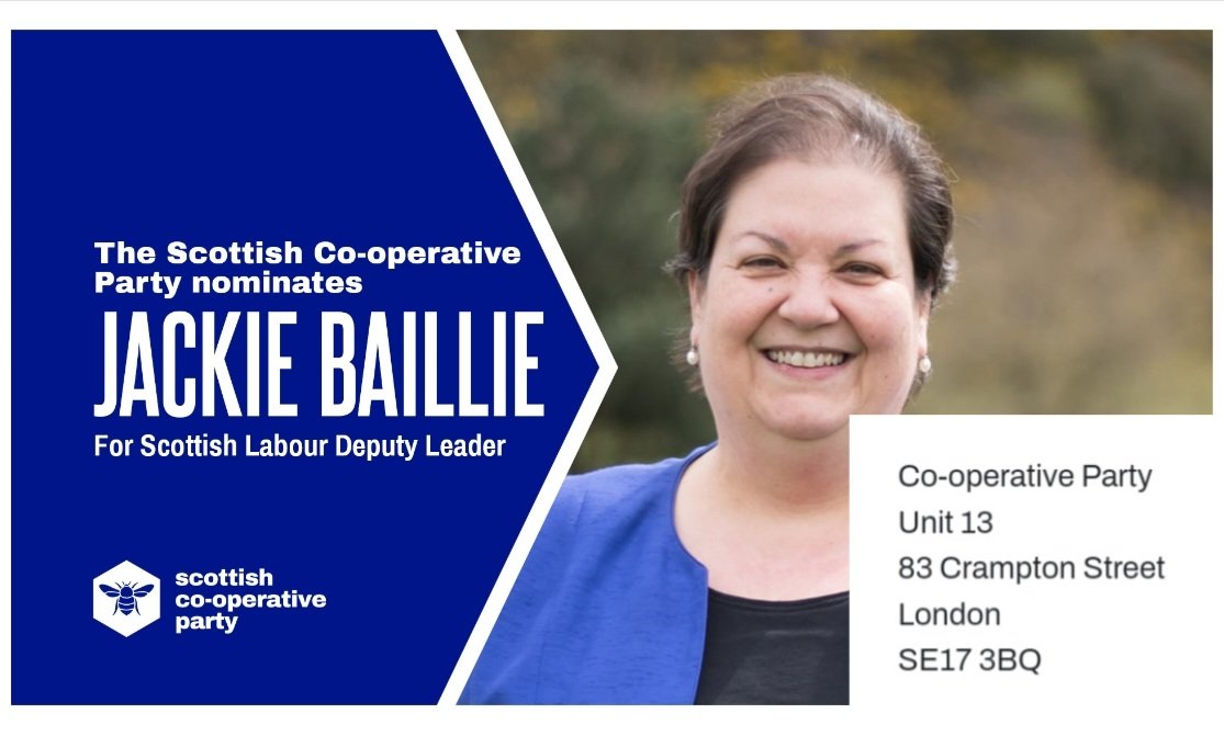 Another minor detail. The 'Scottish' Cooperative Party does not exist either. Just another Labour lie. #LyingRedTories