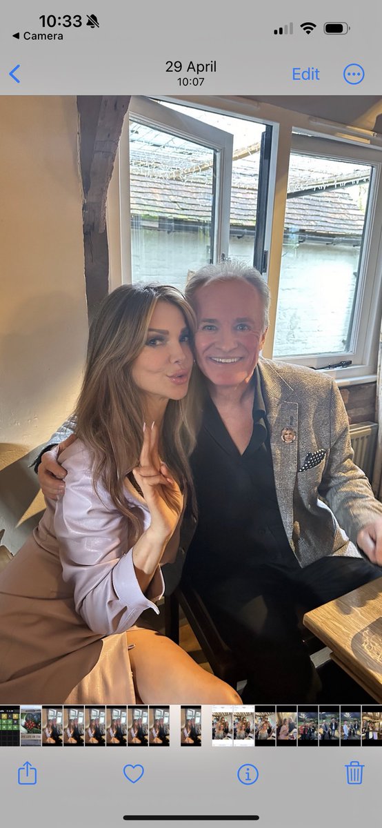 Lovely Bobby Davro came to see me for my birthday . He is looking great and so well and on form. He had me in stitches.❤️