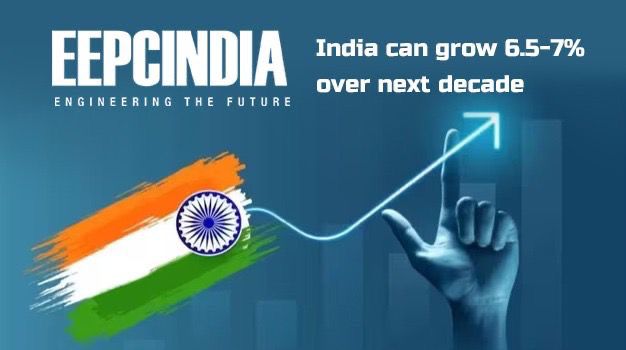 India could continue to grow at 6.5 to 7 percent over the next decade with better balance sheet strength in the financial and non financial sectors @DoC_GoI @FinMinIndia @RBI