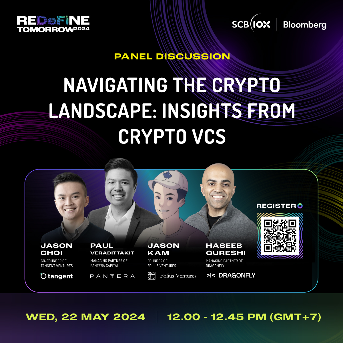Meet the speakers at #REDeFiNETOMORROW2024 / 21-22 May 2024 Panel Discussion: Navigating the Crypto Landscape: Insights from Crypto VCs @mrjasonchoi of @tangent_xyz @veradittakit of @PanteraCapital @MapleLeafCap of @FoliusVentures @hosseeb of @dragonfly_xyz Free ticket:
