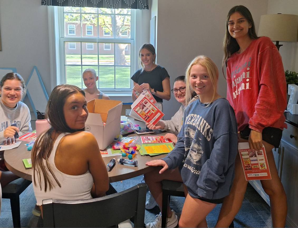 THANK YOU to the 50 members of Alpha Xi Delta at Miami University who gave 2 hours each to assemble family mental health kits! These kits will be distributed throughout the community.

#coalitionforahealthycommunity #HopeLivesHere #BuildingAHealthierCommunity