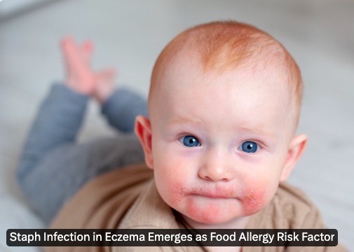 Is this correct? @NatashasLegacy Can Staph infections be a gateway to food intolerance? BIG QUESTION - needs an answer. @DrAdamFox @LondonAllergy @eczemasupport This baby wants to know!