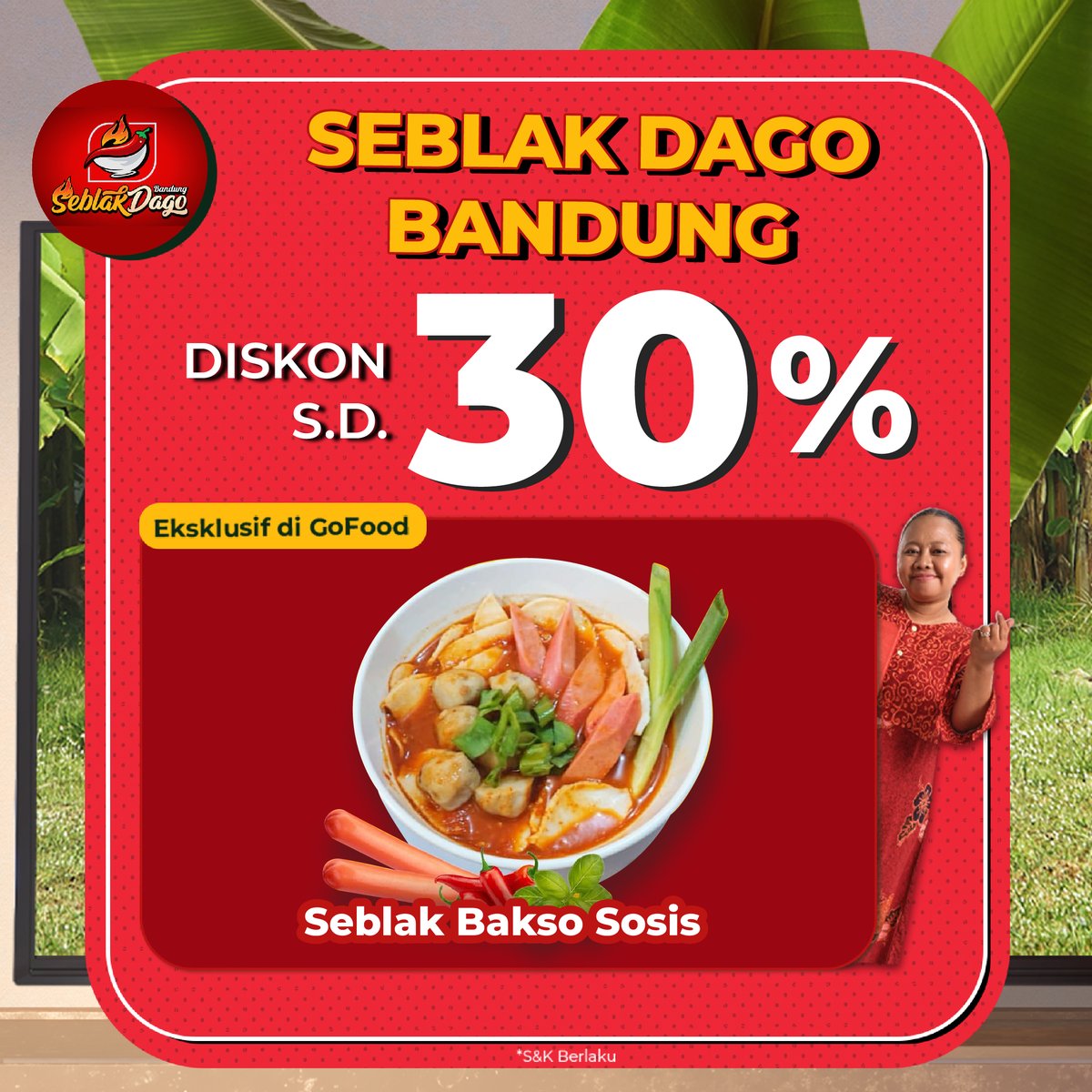 Sore-sore gini ya kali gak nyemil, gaes? Mau yang gurih? ada! Yang seger? ada juga! Yang pedes? ada banget nih! Yang manis? ada dong😋 Buruan diserbu! Ada promo buat cemal-cemil~ Gofood-in aja langsung di sini 👉🏻bit.ly/GoFoodPromoHem…🎉