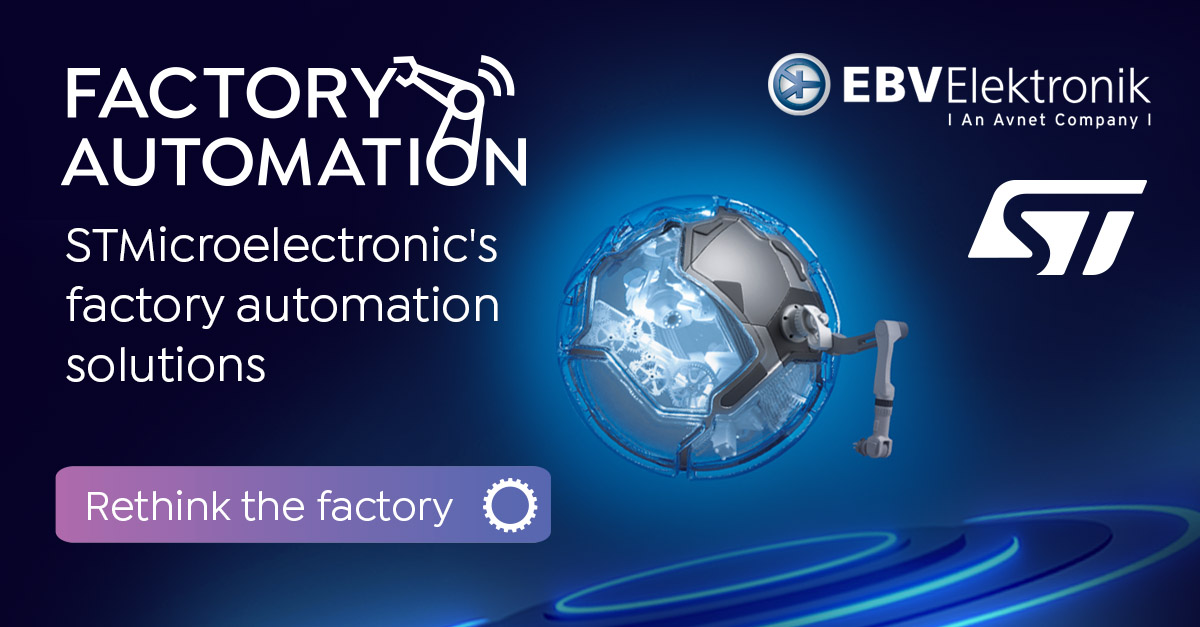 Discover the future of factory automation solutions with STMicroelectronics! 

ST’s portfolio equips developers with the right tools for creating innovative technology in today’s Smart Industry world.

Explore a range of products👉 bit.ly/3QxQnbW

#factoryautomation