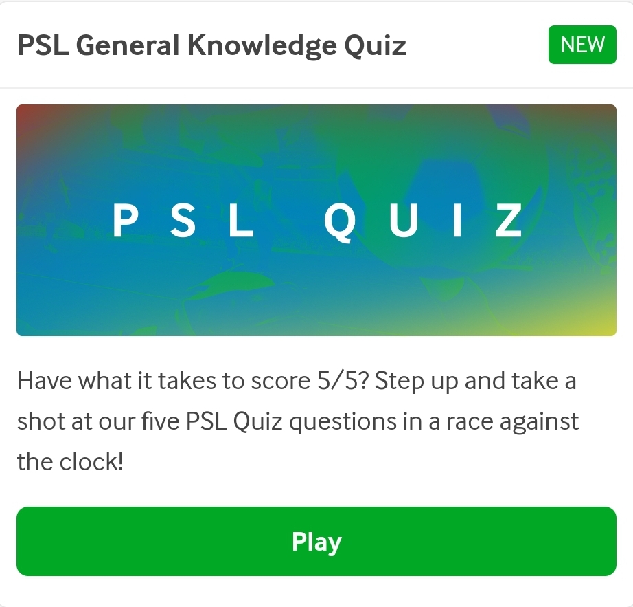 🧠Test Your Football Knowledge & ⏲️Beat the clock with the Betway Scores Quiz! Let us know how many you get correct #BetwaySquad 🆕 PSL quiz out new! Click here to play👉 bit.ly/bwquiz