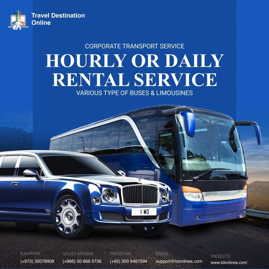 Need corporate transport? 
We offer hourly or daily rental services with a variety of buses and limousines to choose from. 
Travel in style and comfort with us! 
buff.ly/3OPGvJL 

#CorporateTransport 
#BusRental 
#LimousineService
#TravelAgents 
#HotelDeals