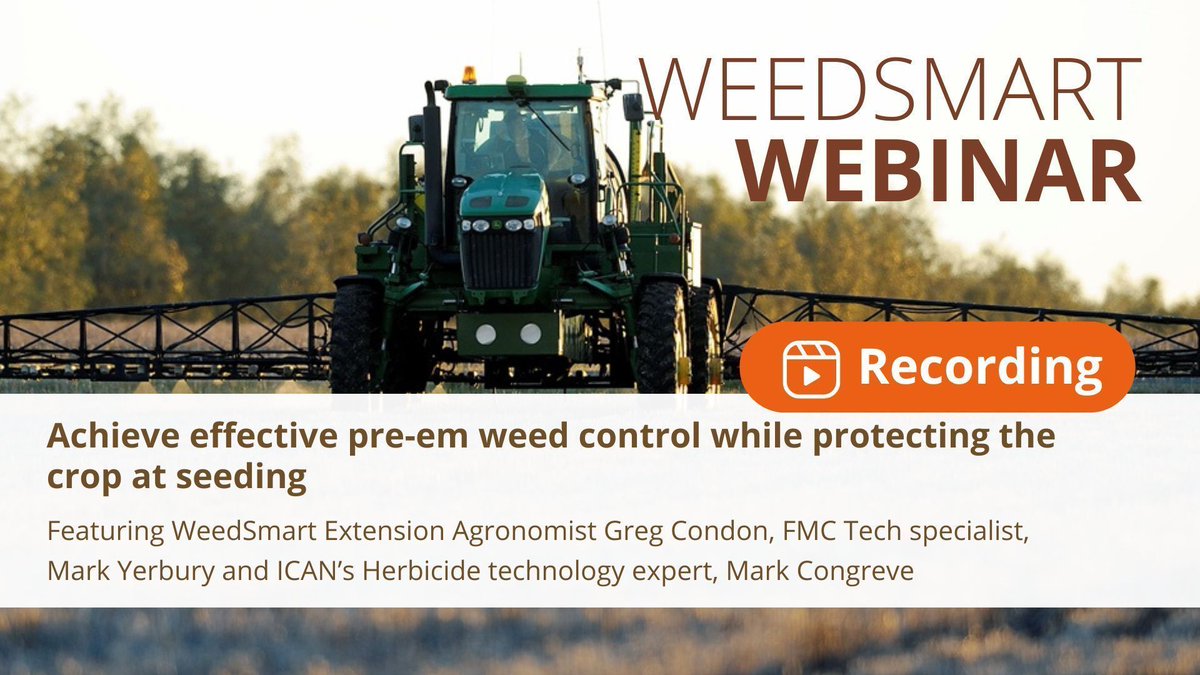 ❗ Here's the latest webinar ❗ Join @grassrootsag, @congreve_mark and @mark_yerbury in discussing pre-emergent herbicides and the challenges in using them, particularly in dry conditions 💦 Watch here ➡️ buff.ly/4afZWTO Q&A @ the end, check description for links✨