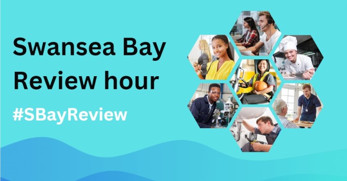 Remember to join us today and every Friday at 11am for the Swansea Bay review hour.

#SBayReview
#BridgendJobs
#NPTJobs
#SwanseaJobs