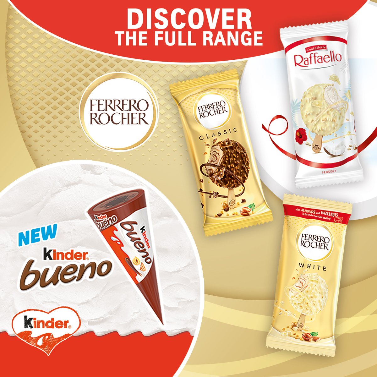 Discover the full range of Ferrero ice creams 🍦