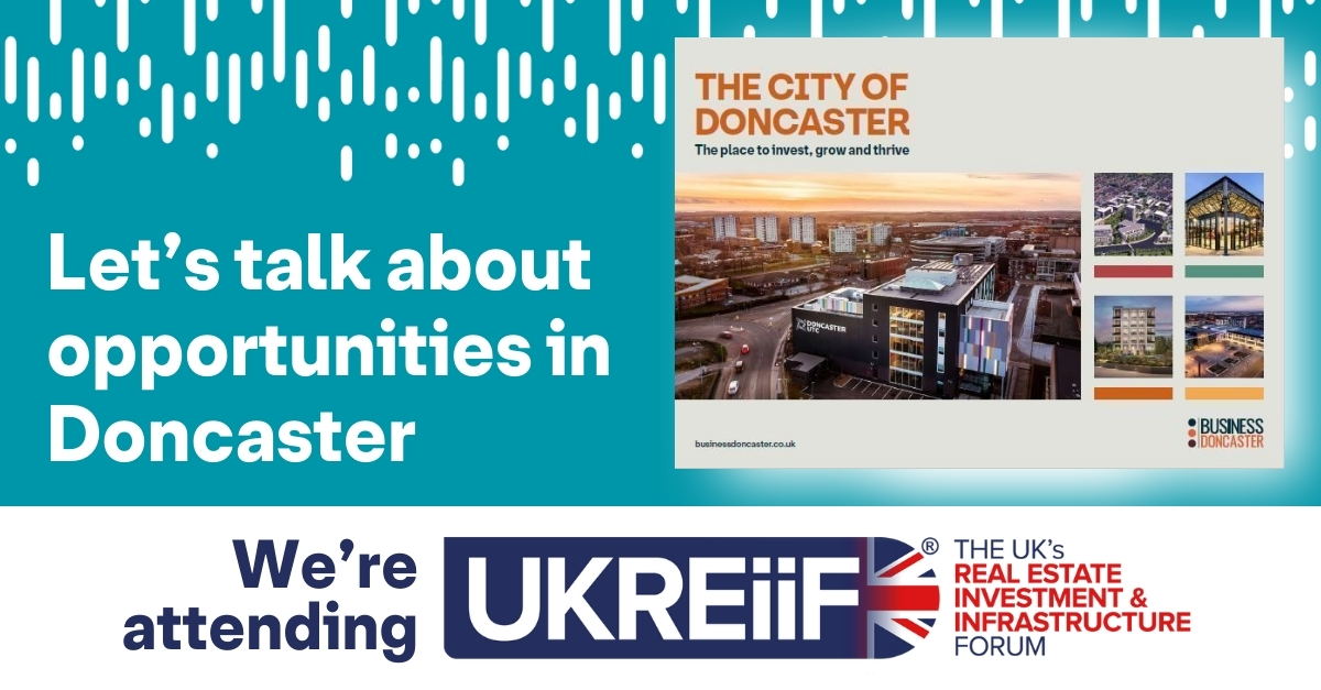 Let's talk about the substantial investment opportunities in the #CityofDoncaster

Check out our brochure here: bit.ly/3hOT1LX

To discuss plans contact Alex Dochery on 01302 736528 / Alex.Dochery@doncaster.gov.uk

@MyDoncaster @SouthYorksMCA @SouthYorks_Biz @UKREiiF