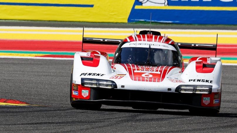 Porsche Penske Motorsport's #6 Porsche 963 the quickest again in #6HSpa FP3 with a best time of 2:04.125. #51 Ferrari 499P was second fastest ahead of the #93 Peugeot 9X8 in third. 📸 Michelin