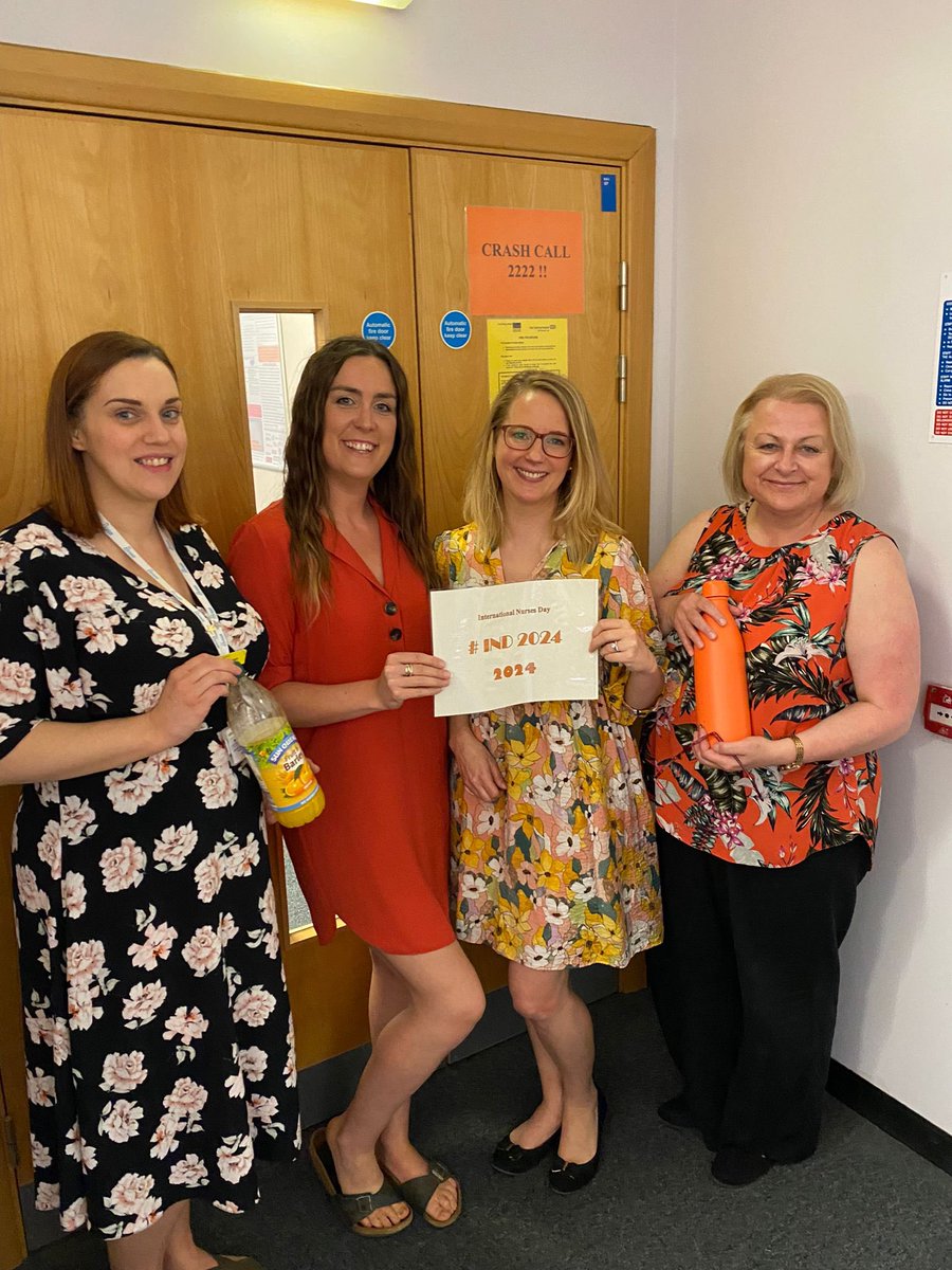 #InternationalNursesDay2024 🧡🧡
Research dream team Jen, Siobhan, Marthe & Claire proving no matter the ask they always rise to the challenge! #OrangeFriday for #IND2024 completed! 💪🏻
#NursesMakeTheDifference 
#ResearchPartyTeam 
#BePartOfResearch  
#Teamwork 
@NIHRCRN_yorks