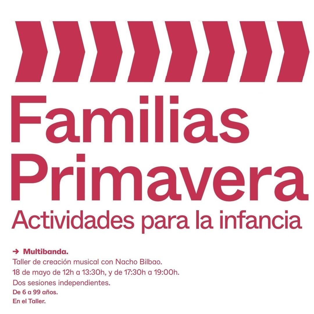 🎹No dejéis de apuntaros al #TallerFamiliar de creación musical 'Multibanda', junto a Nacho Bilbao. Porque la música es un juego que sienta de maravilla a cualquier edad ¡Estáis invitados(as)! Entradas🔻 mataderomadrid.org/programacion/m… Taller📍#MataderoMadrid Sábado #18MAY🕰️2 Sesiones