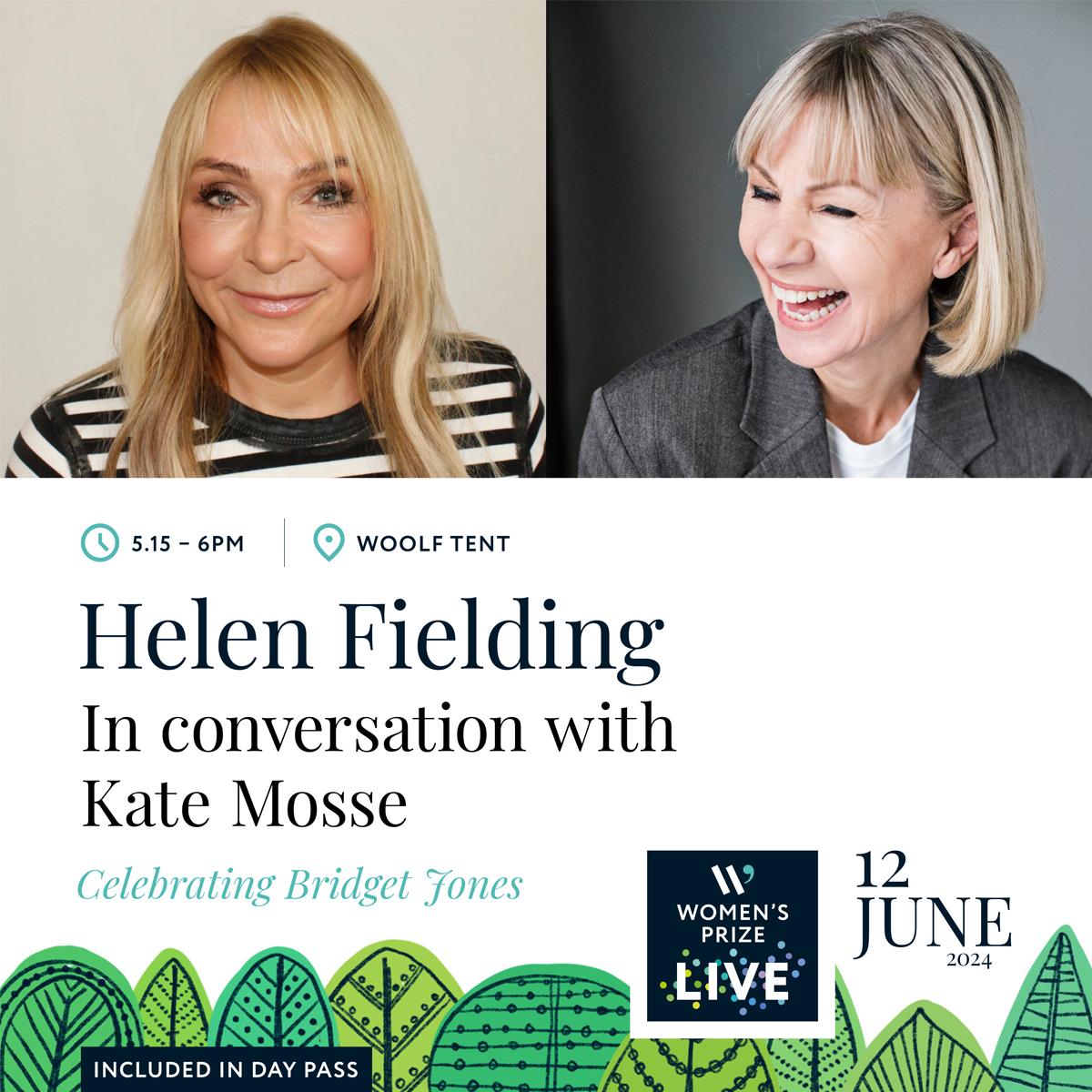 Our latest headliner at the #WomensPrize LIVE festival has taken us to the edge of reason until we were mad about the boy... Award-winning novelist and screenwriter Helen Fielding will be in conversation with Kate Mosse celebrating the iconic #BridgetJones bit.ly/WPLIVE24