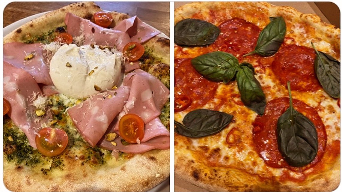 This week’s pizza specials are Pizza Mortadella and Pizza Ventricina, both hand-stretched and wood-fired like all of our pizzas 🍕 🍻