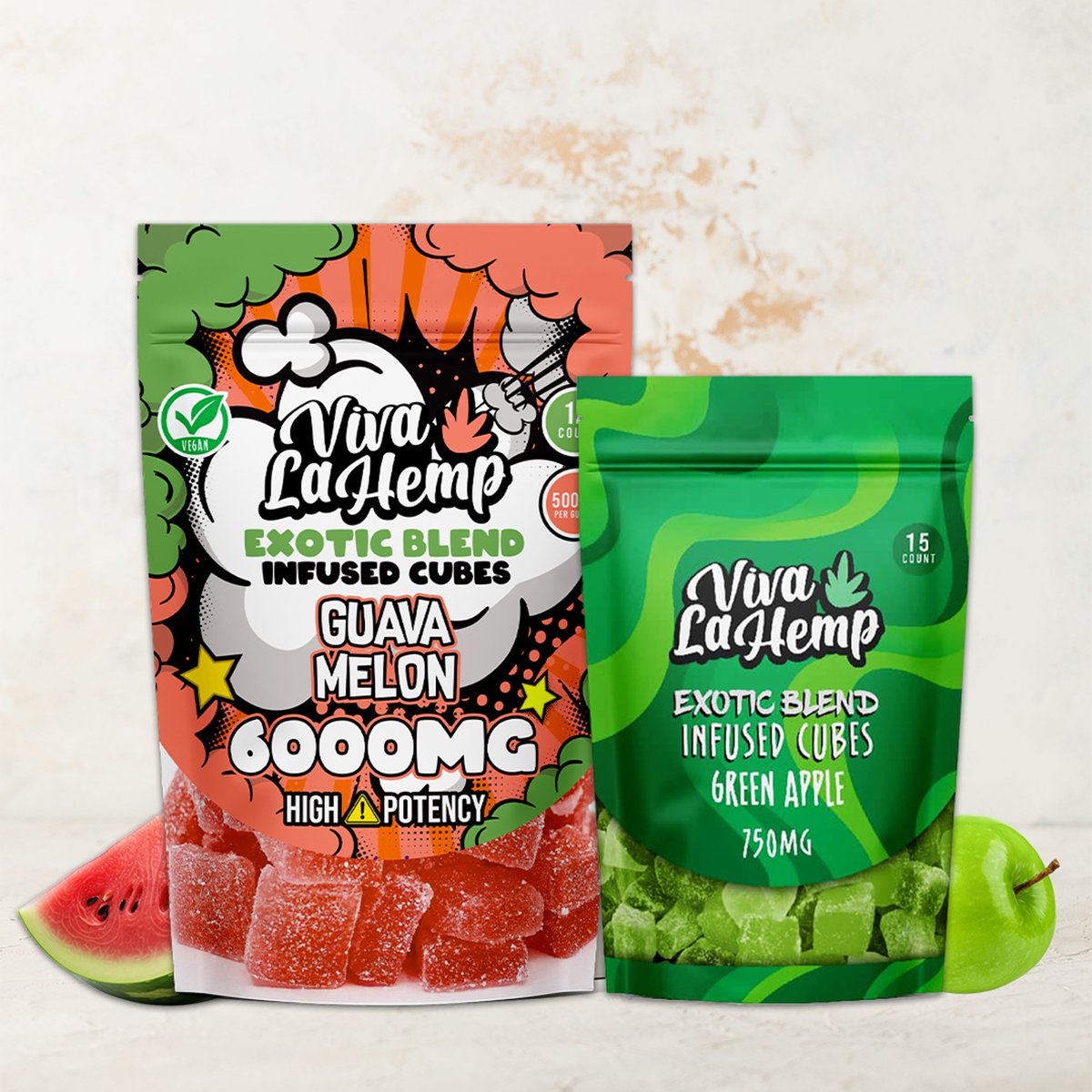 Dive into a world of flavor with our Exotic Blend Gummies! 🌴 Indulge in a tropical escape with each delicious bite, packed with a blend of exotic fruits for a truly unforgettable experience. 

#vivalahemp #vivalaglobal #ExoticBlend #CBDGummies #TropicalTreats #CBDLife