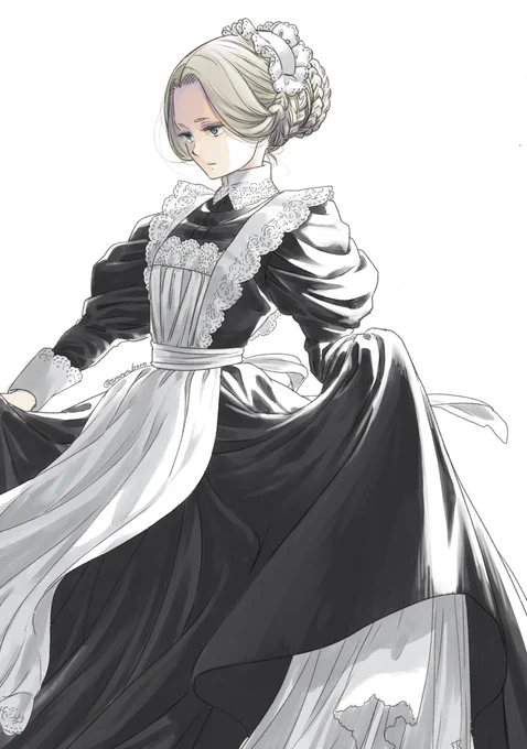 メイドの日なんですけど新規絵は描けてないので過去絵ログです 