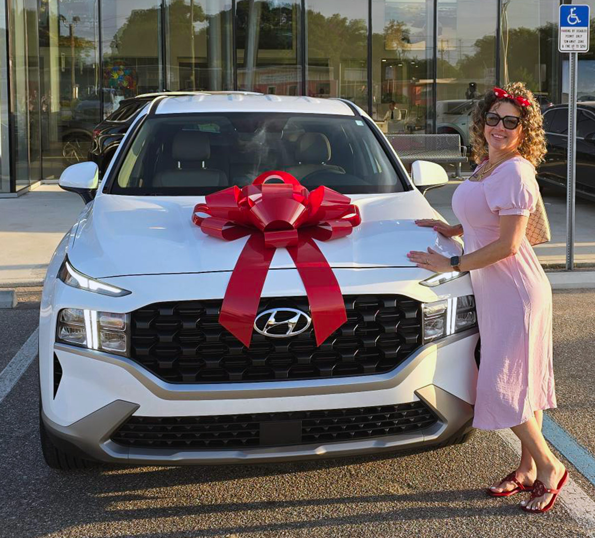 Guiolkys Gonzalez picked out her #2023SantaFe at #LakelandHyundai & salesperson #AbrahamJorge made sure it was just what she was looking for... #LookingGood Guiolkys & #ThankYou for choosing us - If we can do anything, don't hesitate... We're here for you! #Hyundai #GreatService